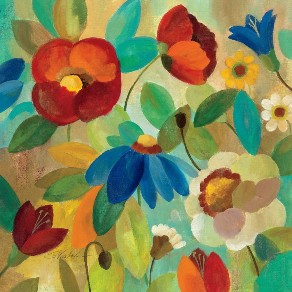 Summer Floral I art print by Silvia Vassileva for $57.95 CAD