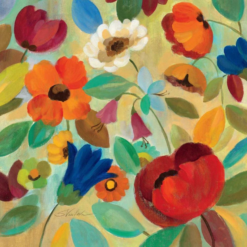 Summer Floral IV art print by Silvia Vassileva for $57.95 CAD