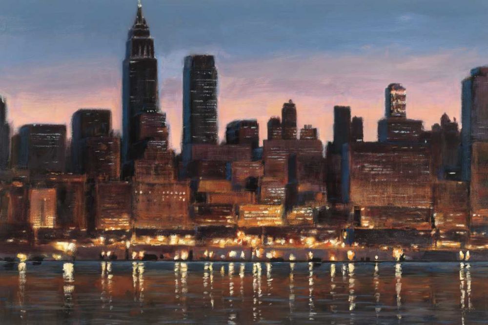 Manhattan Reflection art print by James Wiens for $57.95 CAD
