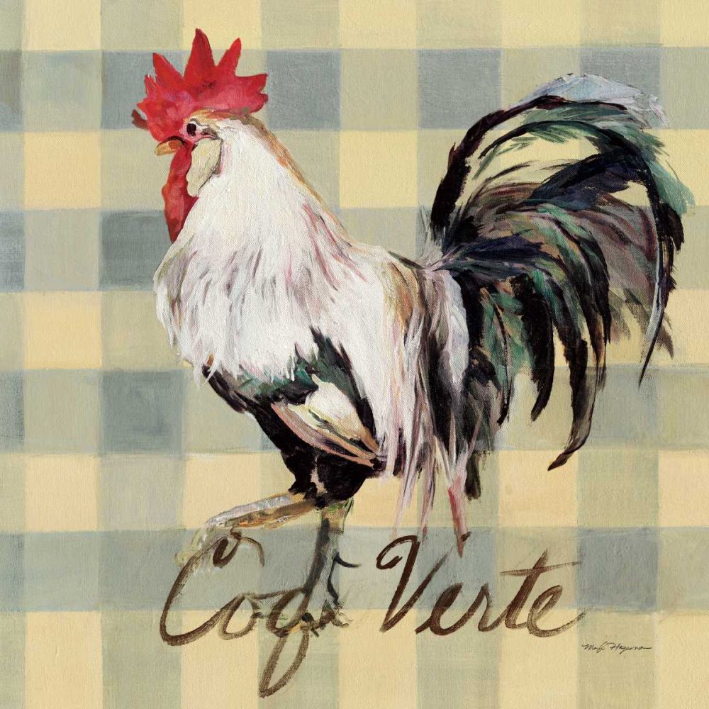 Coq Verte art print by Marilyn Hageman for $57.95 CAD