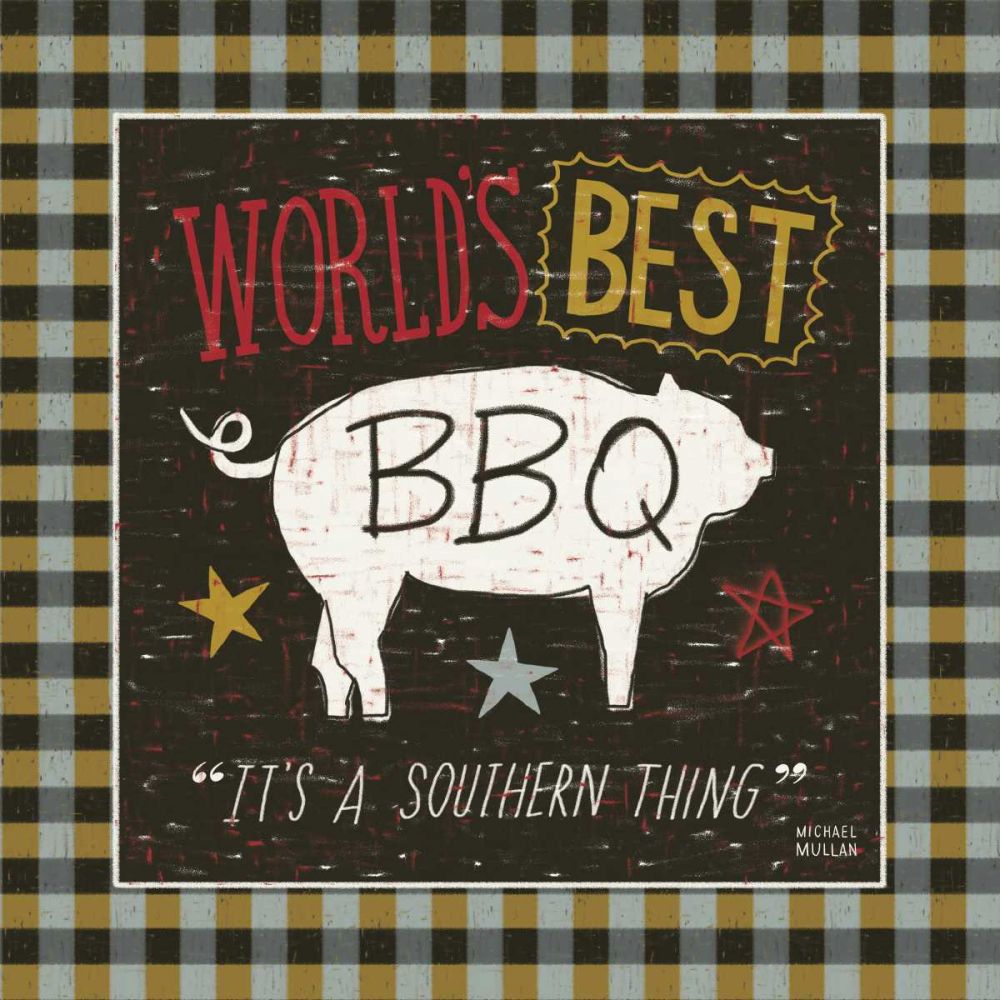 Southern Pride Best BBQ art print by Michael Mullan for $57.95 CAD