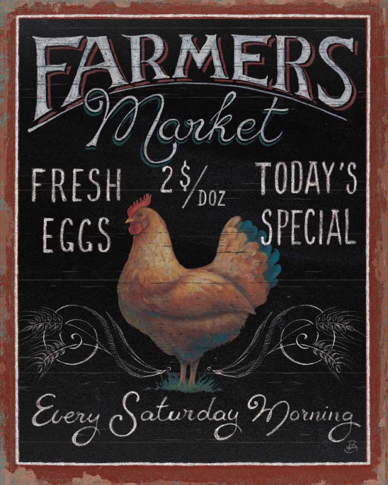 Farmers Market I art print by Daphne Brissonnet for $57.95 CAD
