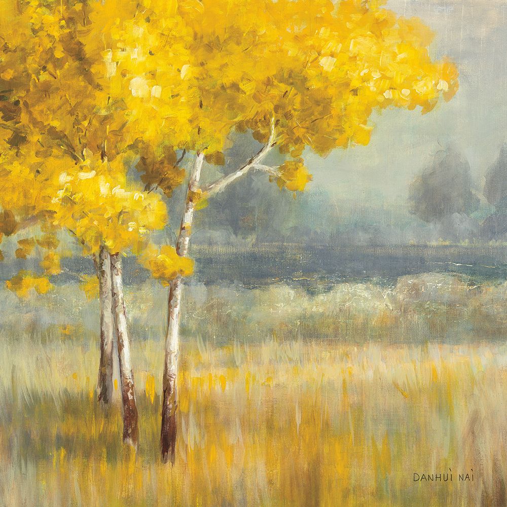 Yellow Landscape Crop art print by Danhui Nai for $57.95 CAD