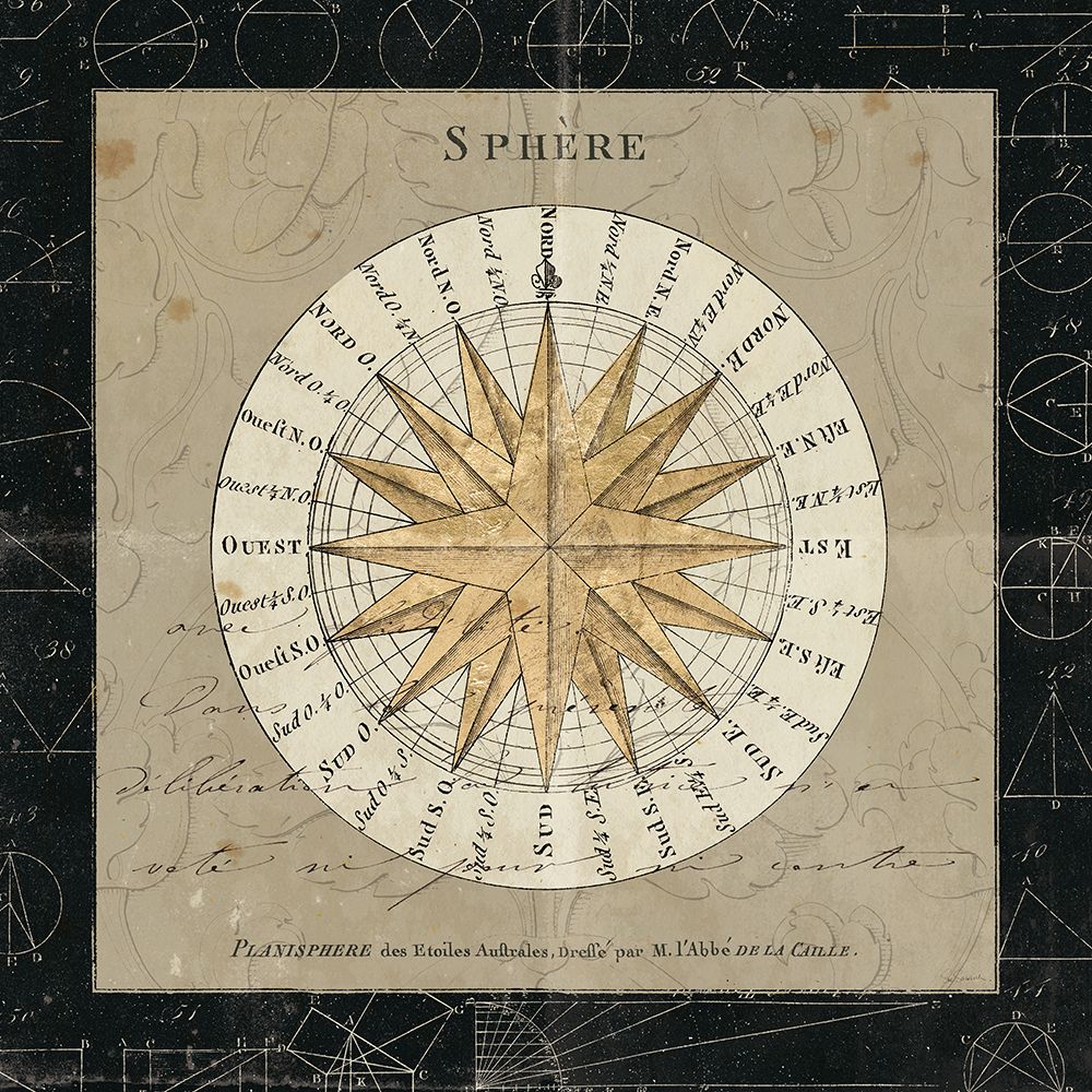 Sphere Compass art print by Sue Schlabach for $57.95 CAD