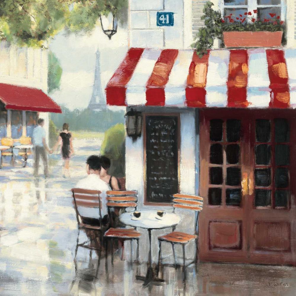 Relaxing at the Cafe II art print by James Wiens for $57.95 CAD
