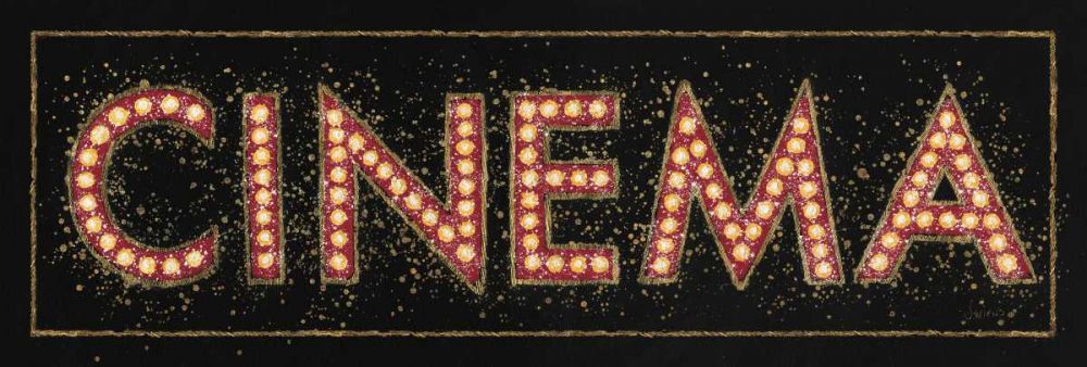 Cinema Marquee art print by James Wiens for $57.95 CAD