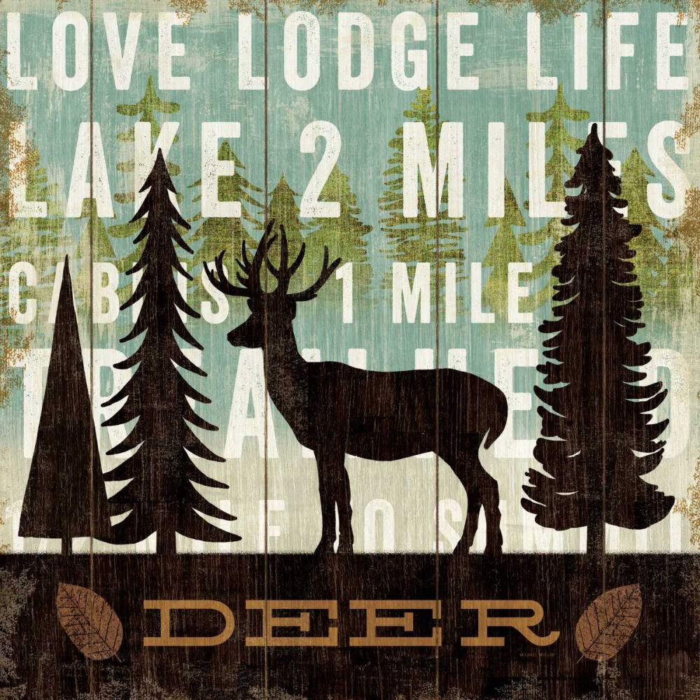 Simple Living Deer art print by Michael Mullan for $57.95 CAD