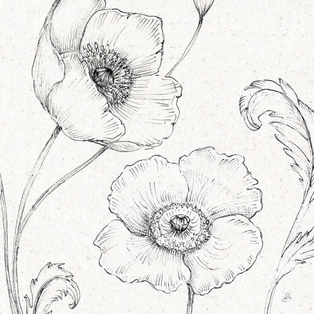Blossom Sketches I art print by Daphne Brissonnet for $57.95 CAD