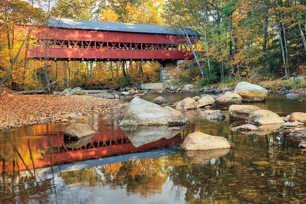Swift River Covered Bridge art print by Alan Majchrowicz for $57.95 CAD