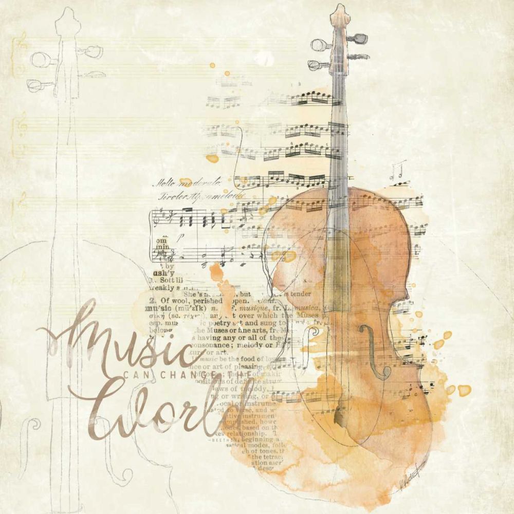 Musical Gift I art print by Katie Pertiet for $57.95 CAD
