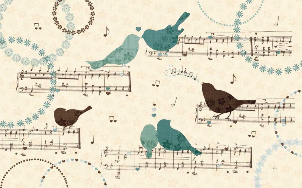 Song Birds IV art print by Veronique Charron for $57.95 CAD