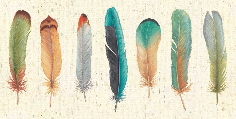 Feather Tales VII art print by Daphne Brissonnet for $57.95 CAD