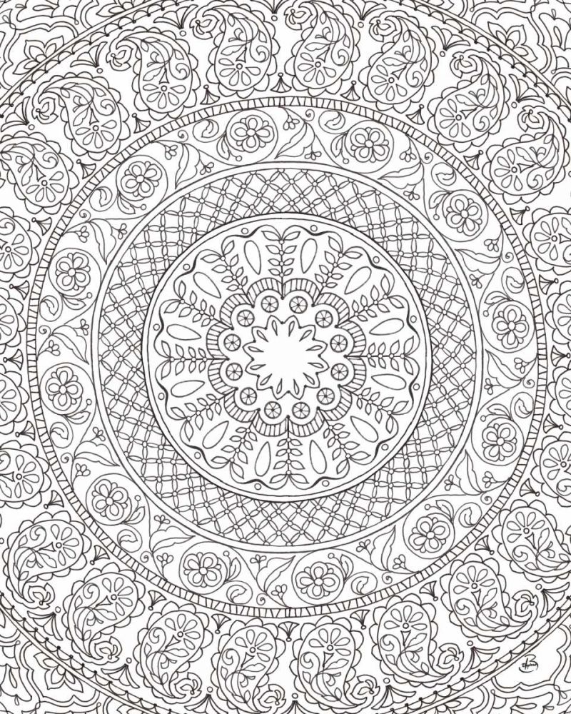 Color My World Mandala crop art print by Daphne Brissonnet for $57.95 CAD
