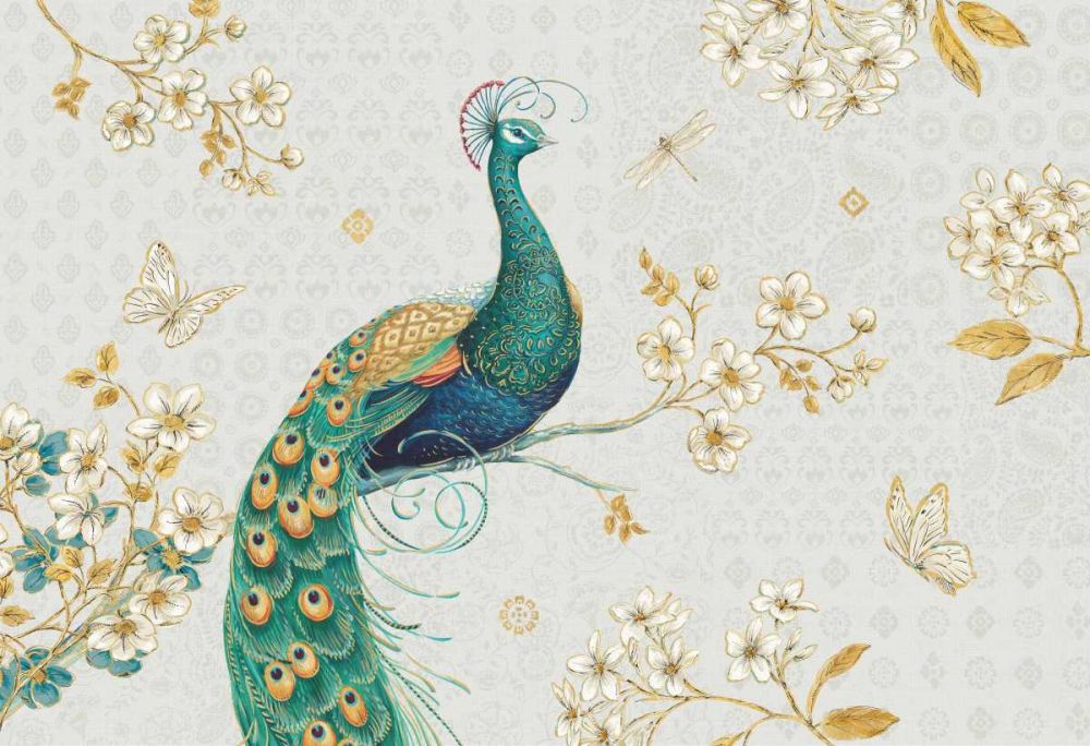Ornate Peacock I Master art print by Daphne Brissonnet for $57.95 CAD