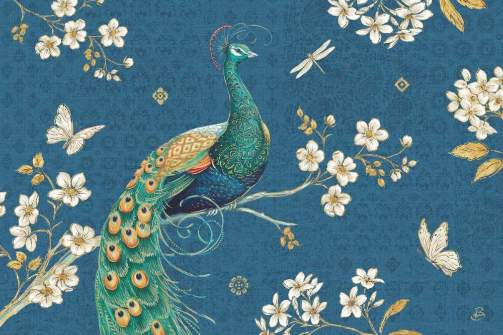 Ornate Peacock III Master art print by Daphne Brissonnet for $57.95 CAD