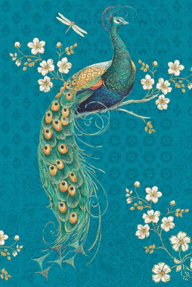Ornate Peacock IXE art print by Daphne Brissonnet for $57.95 CAD