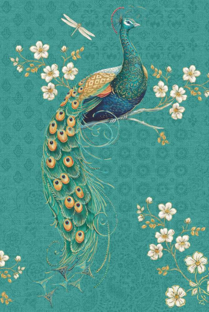 Ornate Peacock IXD art print by Daphne Brissonnet for $57.95 CAD