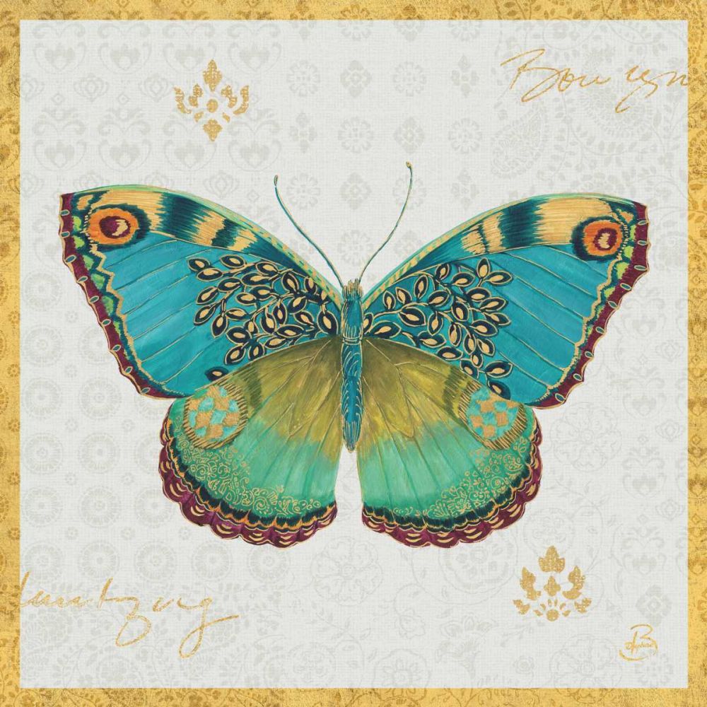 Bohemian Wings Butterfly I art print by Daphne Brissonnet for $57.95 CAD