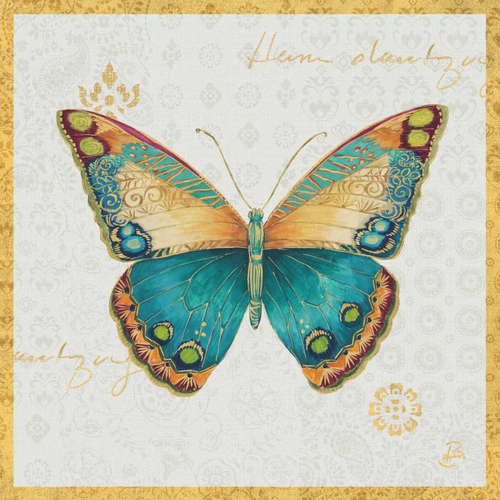 Bohemian Wings Butterfly II art print by Daphne Brissonnet for $57.95 CAD
