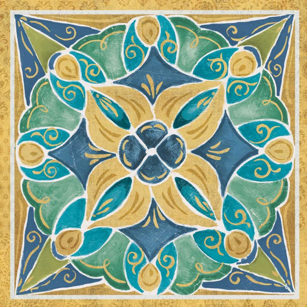 Free Bird Mexican Tiles II art print by Daphne Brissonnet for $57.95 CAD