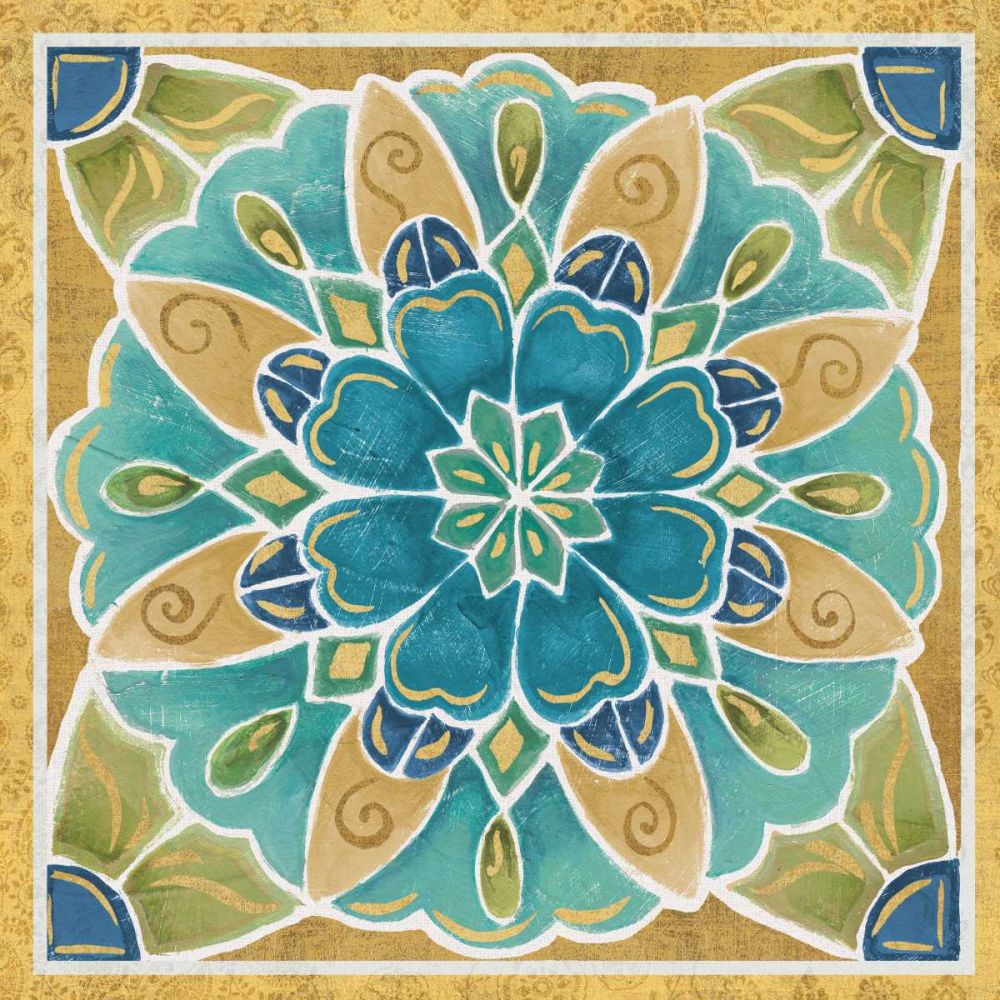 Free Bird Mexican Tiles IV art print by Daphne Brissonnet for $57.95 CAD
