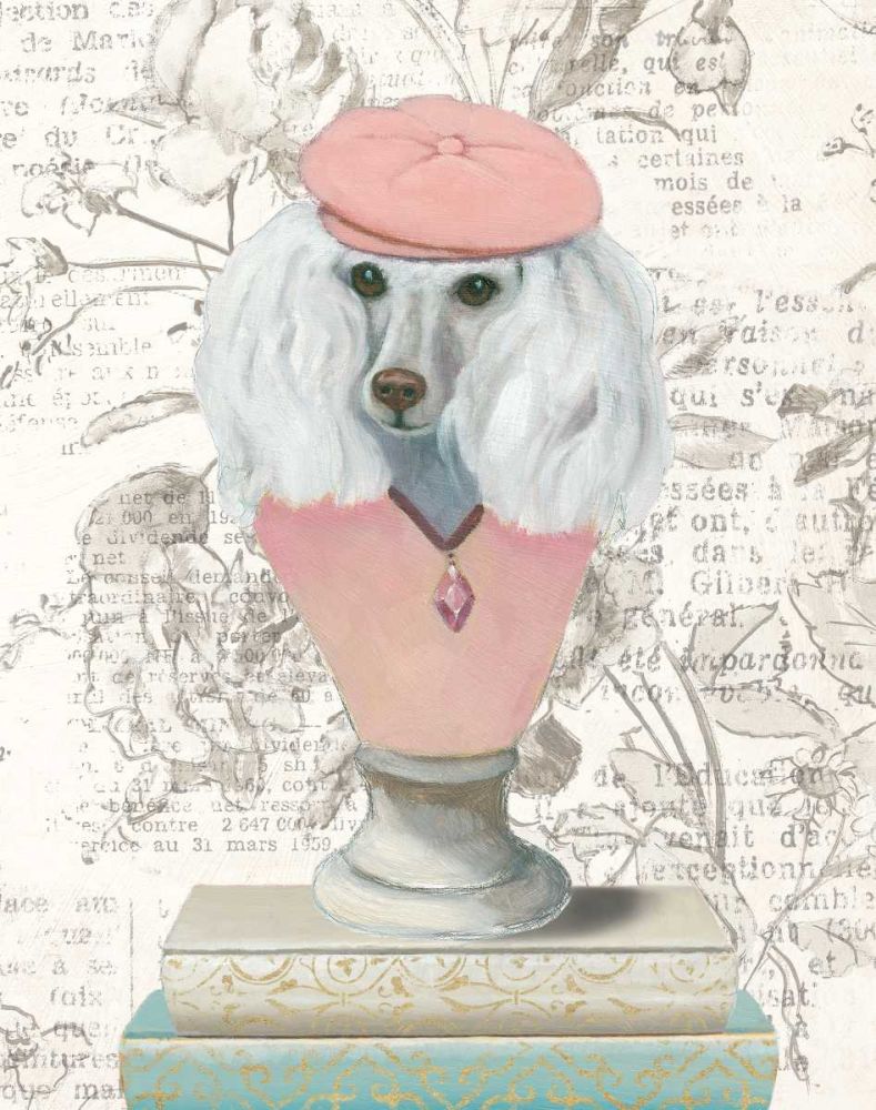 Canine Couture Newsprint IV art print by Emily Adams for $57.95 CAD
