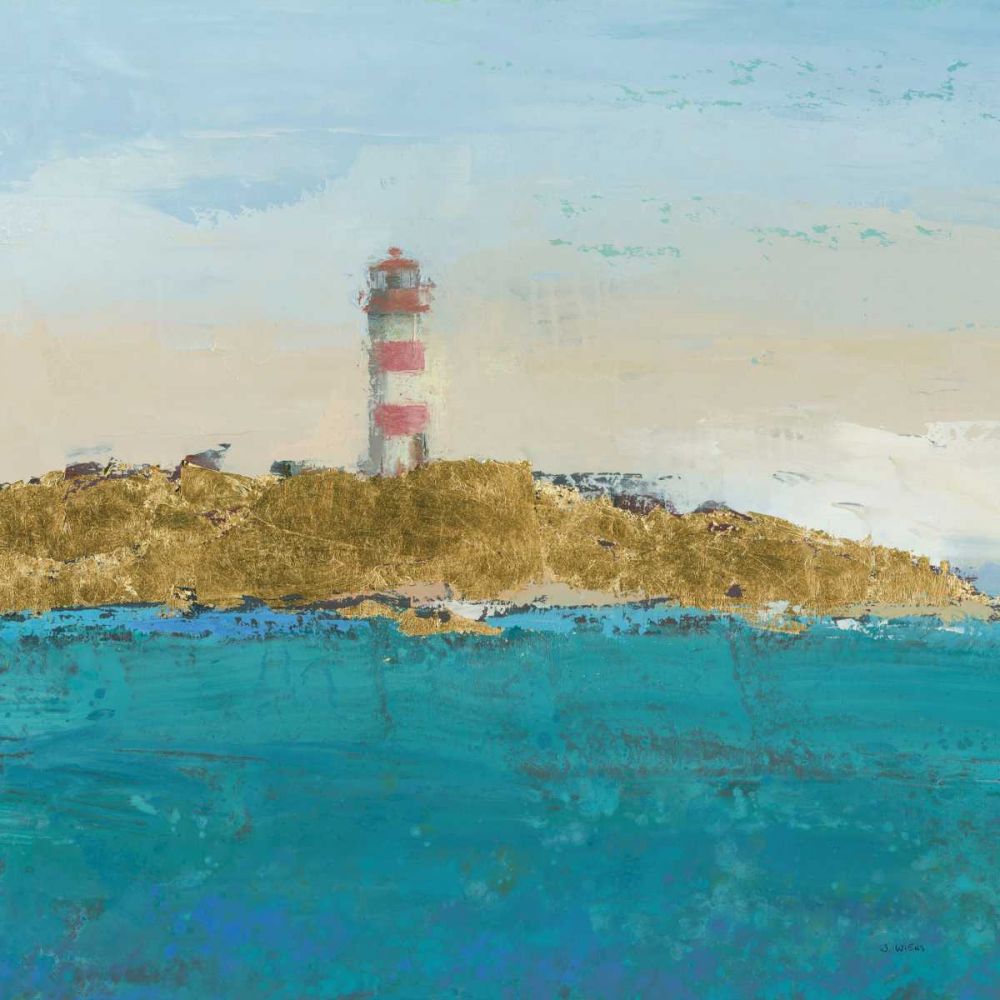 Lighthouse Seascape I v3 Crop II  art print by James Wiens for $57.95 CAD