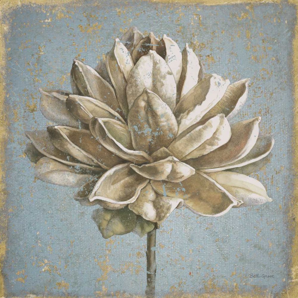 Seed Pod I no Words and Stamp Gold art print by Beth Grove for $57.95 CAD
