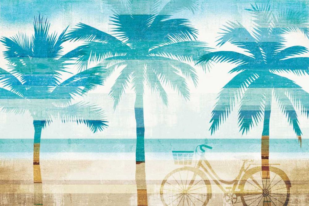 Beachscape Palms I art print by Michael Mullan for $57.95 CAD