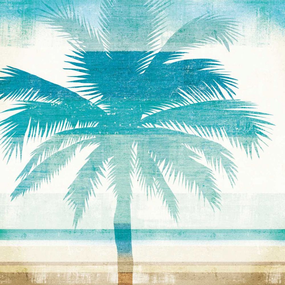 Beachscape Palms II art print by Michael Mullan for $57.95 CAD