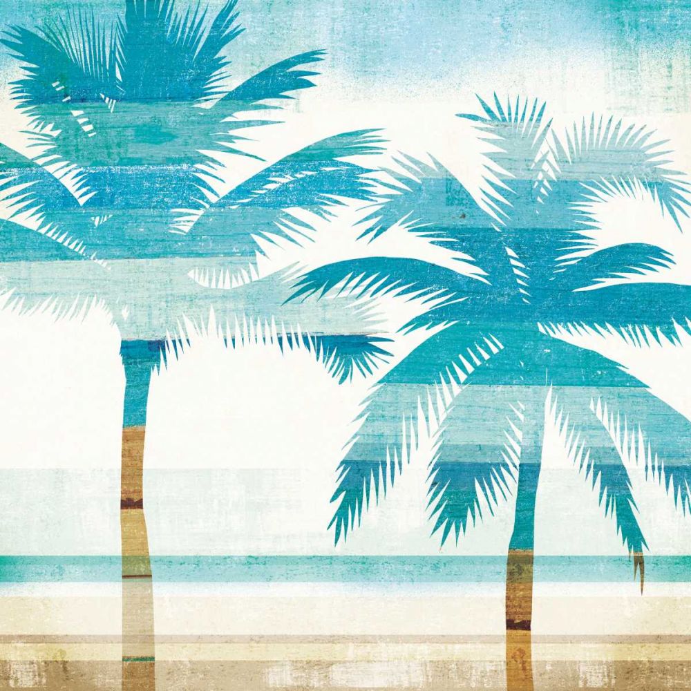 Beachscape Palms III art print by Michael Mullan for $57.95 CAD