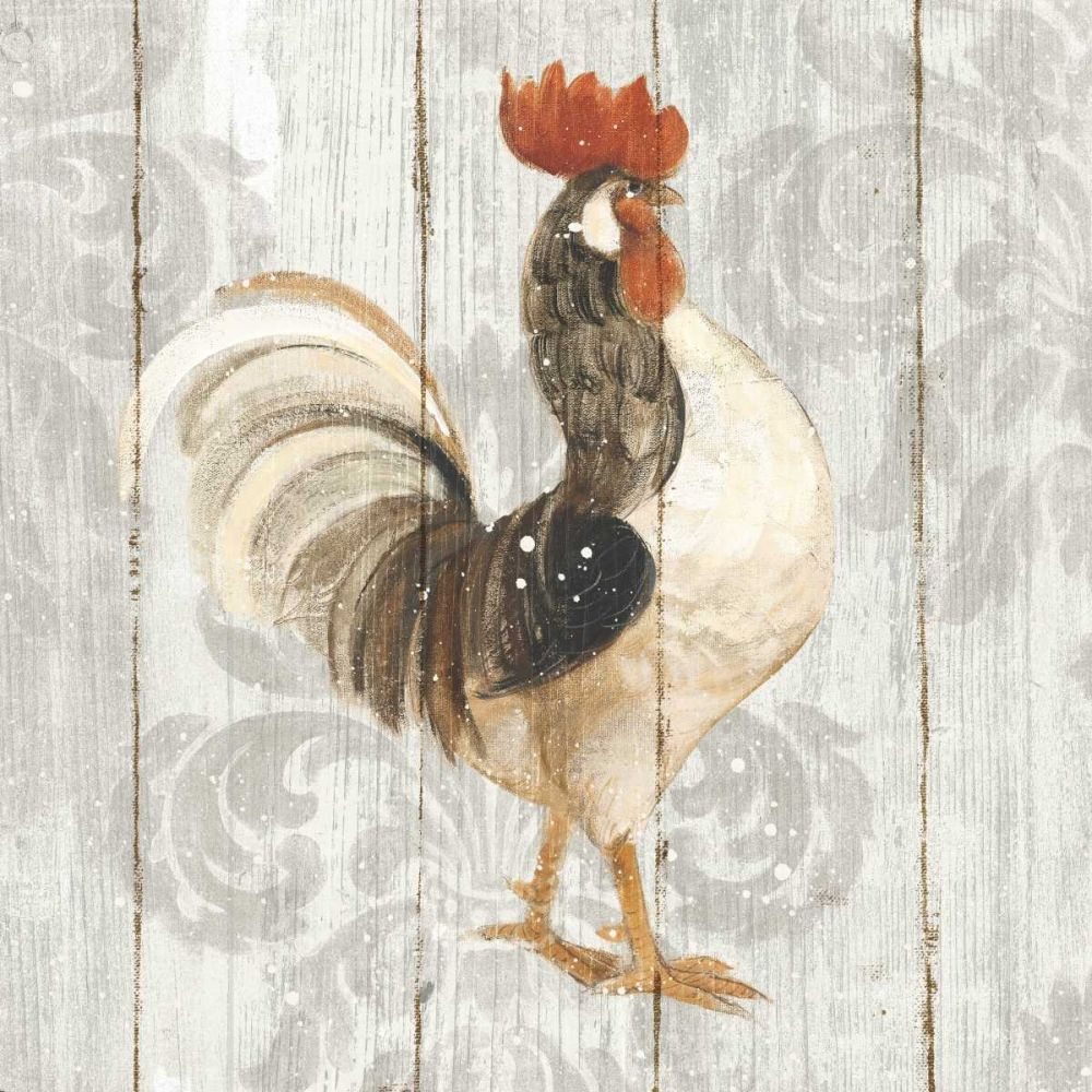 Farm Friend I on Barn Board art print by Albena Hristova for $57.95 CAD