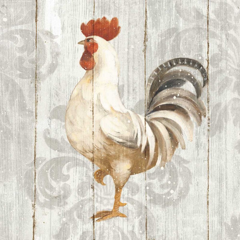 Farm Friend IV on Barn Board art print by Albena Hristova for $57.95 CAD