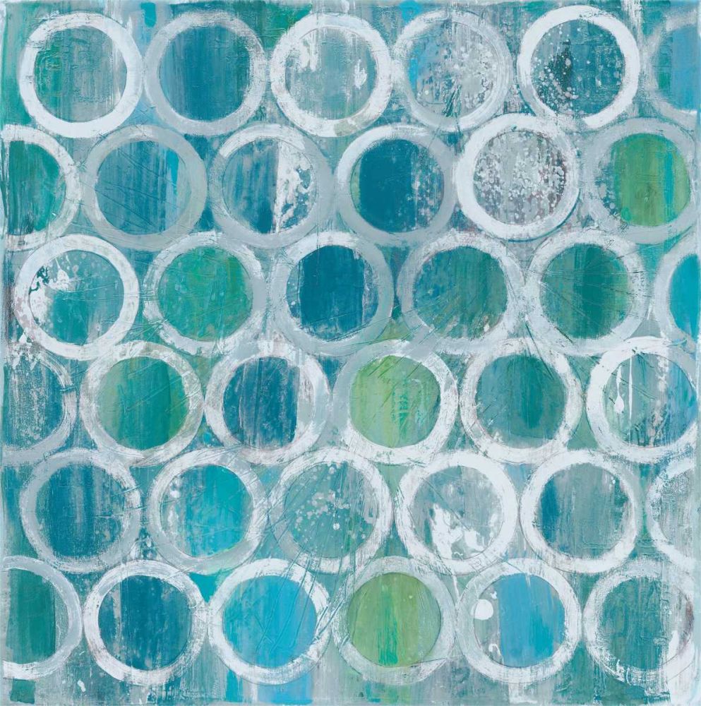 Stack of Tubes Blue art print by Albena Hristova for $57.95 CAD