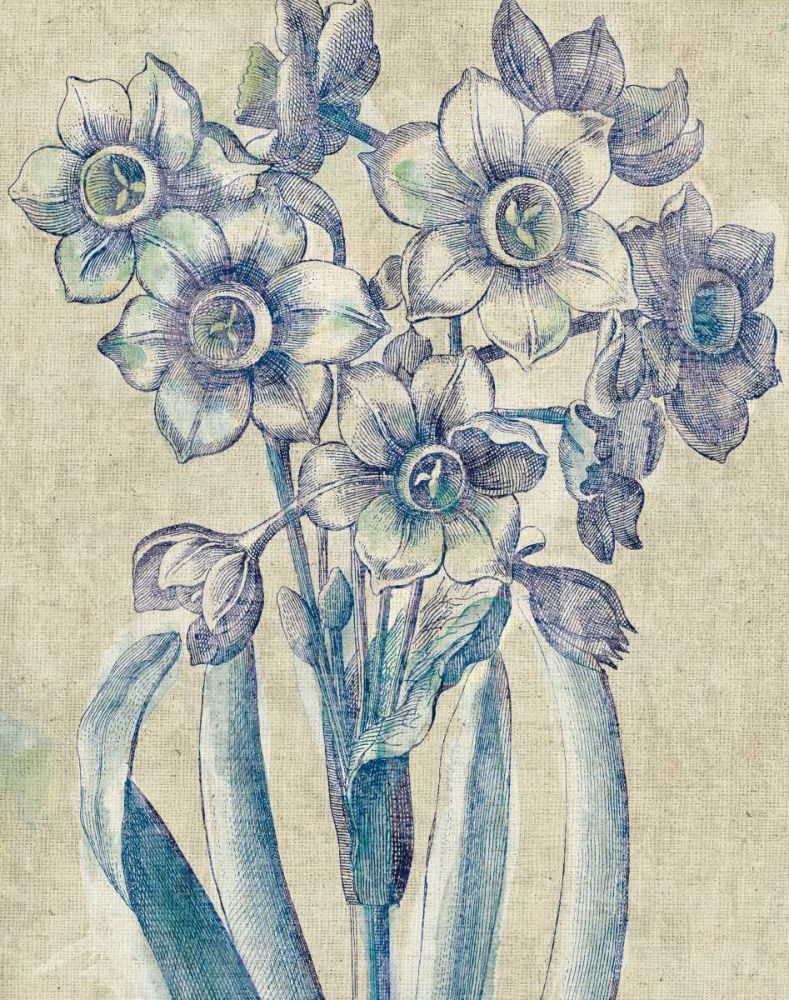 Belle Fleur IV Crop Linen art print by Sue Schlabach for $57.95 CAD