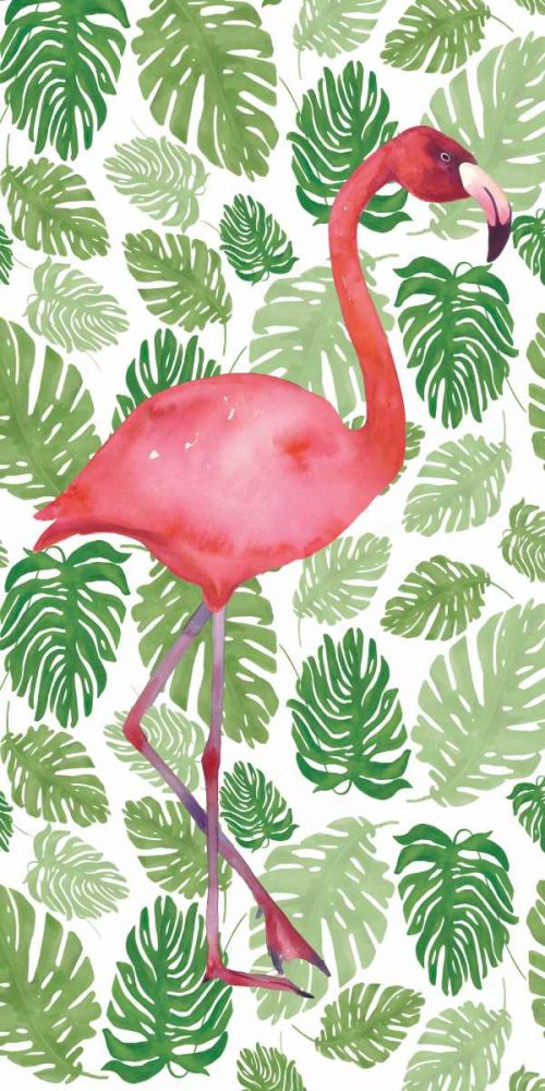 Tropical Flamingo I art print by Wild Apple Portfolio for $57.95 CAD