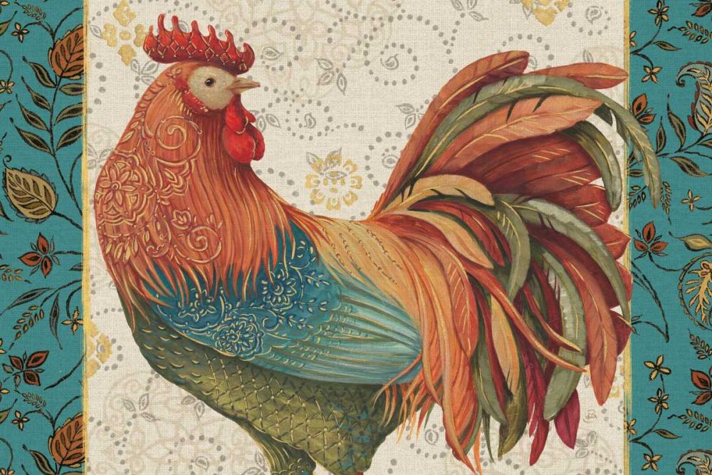 Rooster_Spice_I_II_III_IVA art print by Daphne Brissonnet for $57.95 CAD