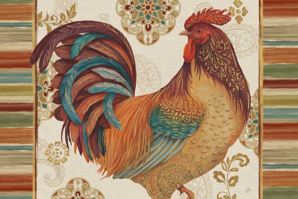 Rooster Rainbow IVA art print by Daphne Brissonnet for $57.95 CAD