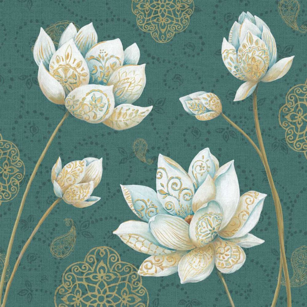 Lotus Dream IVB art print by Daphne Brissonnet for $57.95 CAD