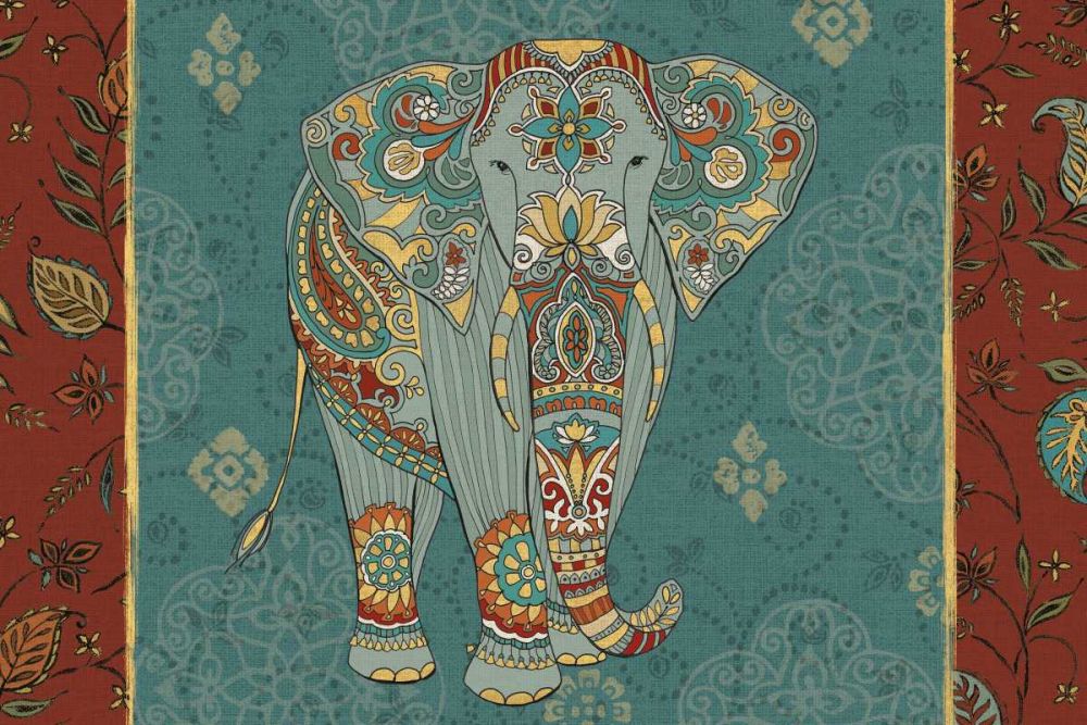 Elephant Caravan IB art print by Daphne Brissonnet for $57.95 CAD