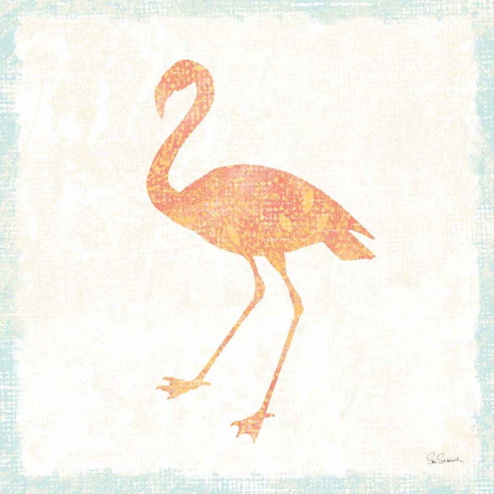 Flamingo Tropicale VI art print by Sue Schlabach for $57.95 CAD