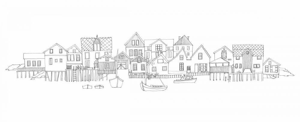 Nordic Village I art print by Avery Tillmon for $57.95 CAD