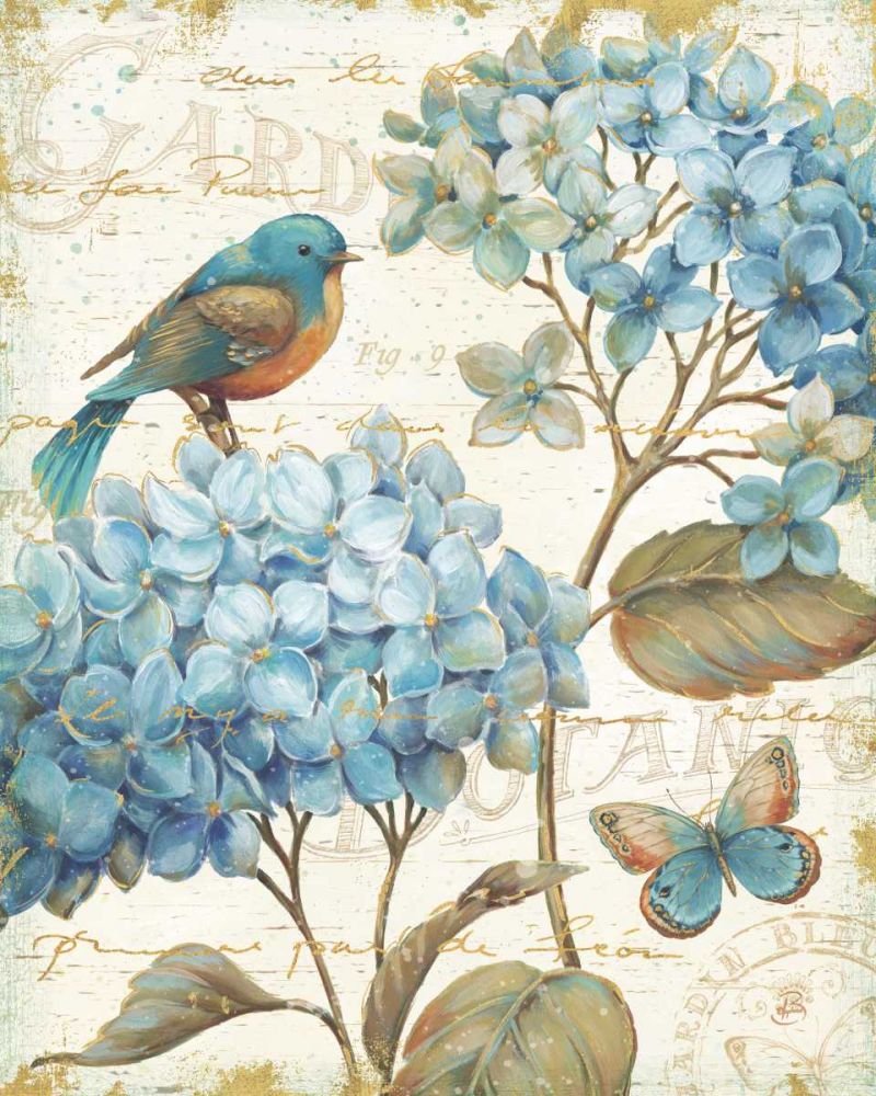 Blue Garden II art print by Daphne Brissonnet for $57.95 CAD