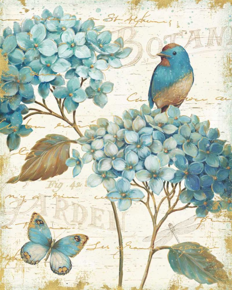 Blue Garden III art print by Daphne Brissonnet for $57.95 CAD