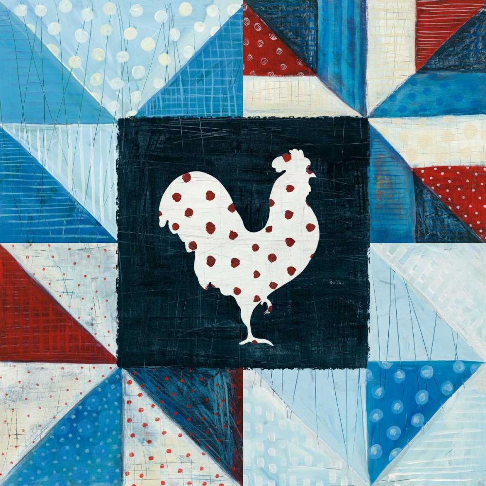 Modern Americana Farm Quilt VII art print by Melissa Averinos for $57.95 CAD