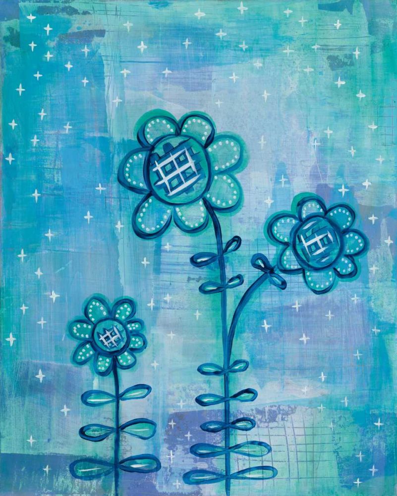 Magical Flowers I art print by Melissa Averinos for $57.95 CAD