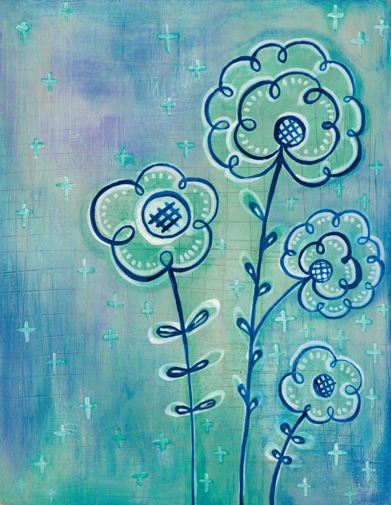 Magical Flowers III art print by Melissa Averinos for $57.95 CAD