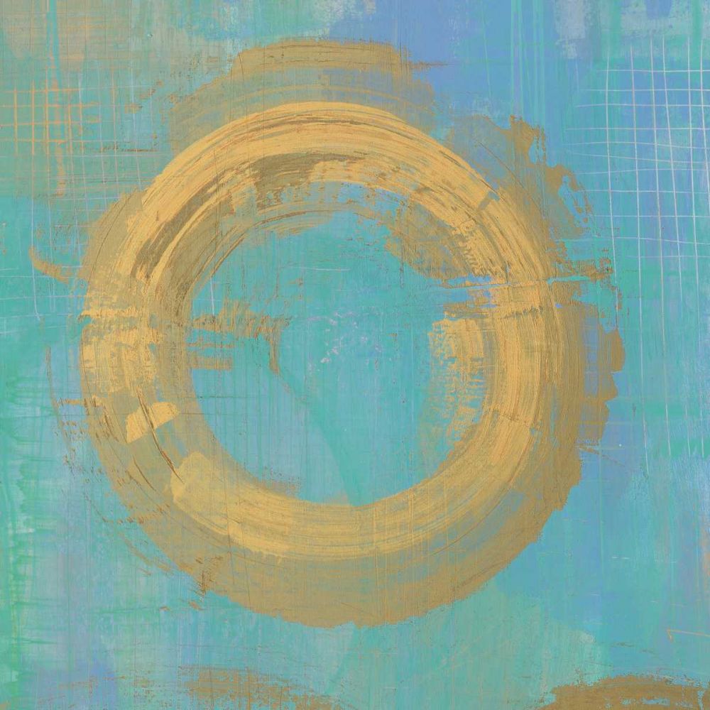 Golden Circles II art print by Melissa Averinos for $57.95 CAD