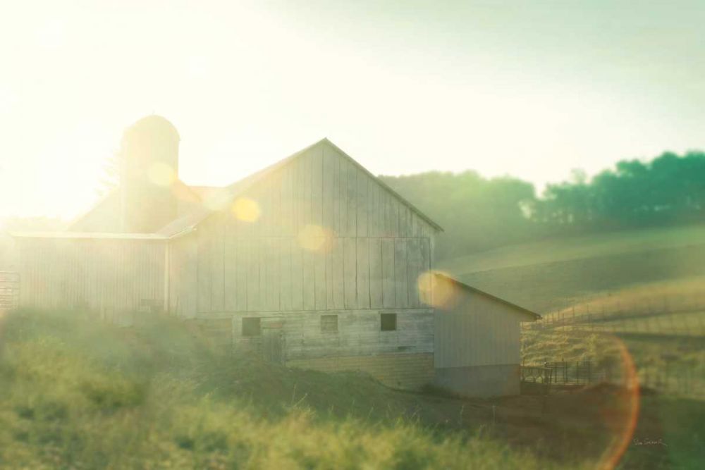 Farm Morning II Square art print by Sue Schlabach for $57.95 CAD