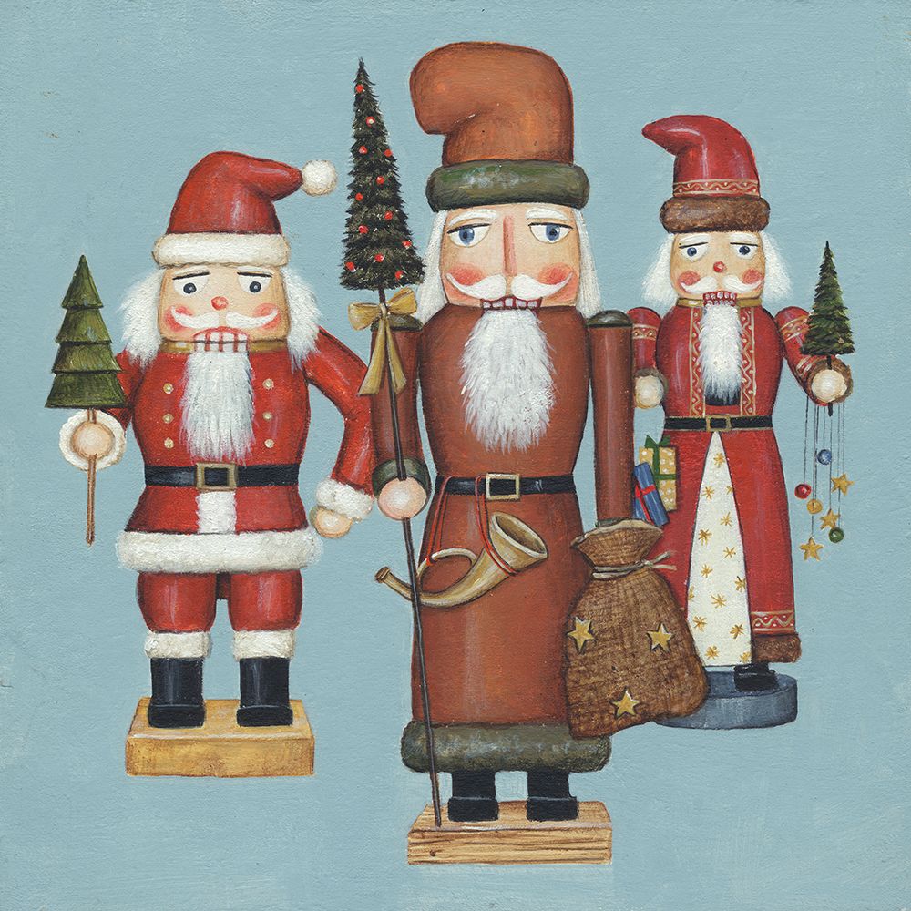 Santa Nutcrackers art print by David Carter Brown for $57.95 CAD